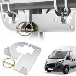 Mellbree Rear Door Lock H1/H2 Roof No Drilling Burglary Protection, Upgrade Folding Cotter Pin Prick Stop Fuse for Fiat Ducato, Jumper, Boxer X250 X290 Motorhome Accessories