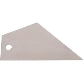 1Pc Stainless Steel Fret Rocker Leveling Luthier Tool Guitar Fret Rocker Leveling Luthier Tool Guitar Fret Level Tool Fret Rocker Leverling Repair Tool for Guitars Electric Bass (Silver)