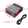 UMLIFE 2 Pack STC-1000 AC 10A 110V-220V All-Purpose Digital LED