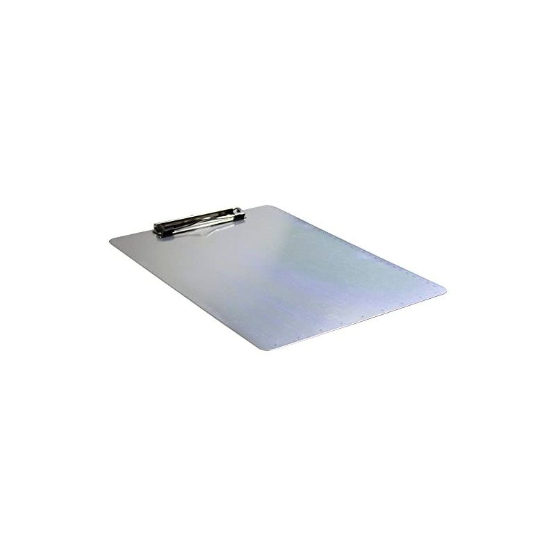 eco-eco A4 Aluminum Clipboard with Low Profile Metal Clip and