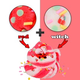 Advent Calendar 2024,2 Pack Two-Tone Color Cloud Christmas Slime Kit, Scented DIY Slime Supplies for Girls and Boys,Stress Relief Toys,Party Favor, Gift and Birthday,Christmas Stocking Stuffers