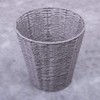 woodluv Round Waste Paper Basket Bin - Rubbish Bin for