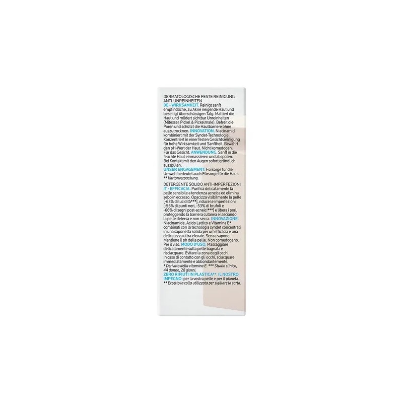 La Roche Posay Effaclar Barra Espumosa Limpiadora