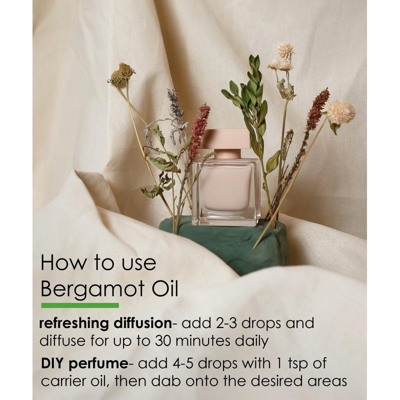 Bergamot Essential Oil (100% Pure & Uncut) - 1 fl