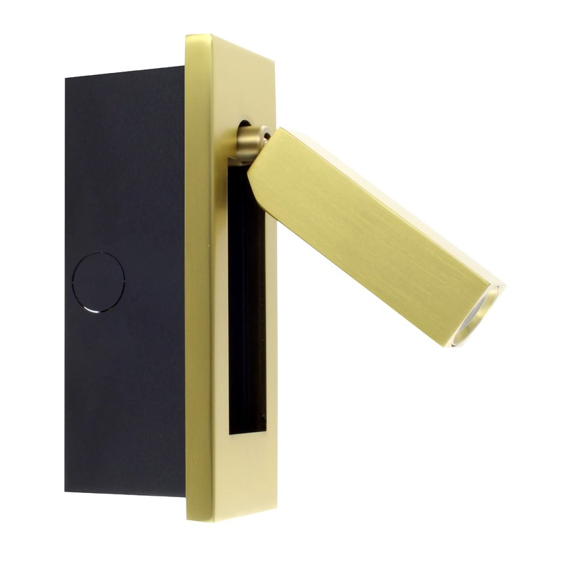Modern Wall Mounted Bedside Adjustable Reading LED Light Sconce -
