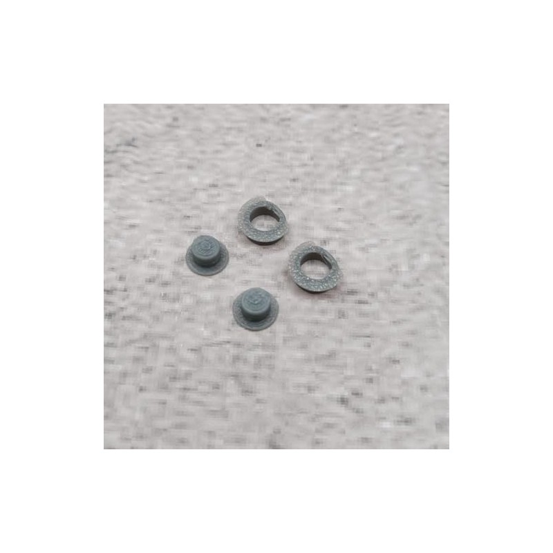 ULEIVA Ersatz Power Knopf 2X Grau kompatibel mit Garmin Edge