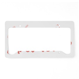CafePress Surfer Waves Women Surfing Aluminum License Plate Frame, License Tag Holder