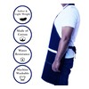 Cotton Aprons For Women Adjustable Bib Three(3) Large pockets- Apron