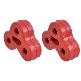 Dixhills 2x 3 Holes Exhaust-Rear Muffler Insulator Compatible with Jaguar XF XJ XJL (2008-2018) Replacement for C2C32948 2W935A262EA