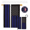 Americana Home & Garden US Thin White Line House Flag