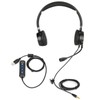 Binaural Headset Office Headset with Mic and Audio Control for