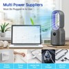 Desk Fan,13 Inch Portable Bladeless Fan, Small Quiet Office Fan