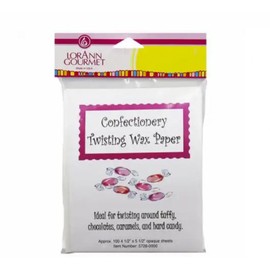 Candy Molds N More Twisting Wax Paper Sheets for Food Rectangle Caramel Wrappers Non Stick –Semi Translucent Confectioners Patty Paper