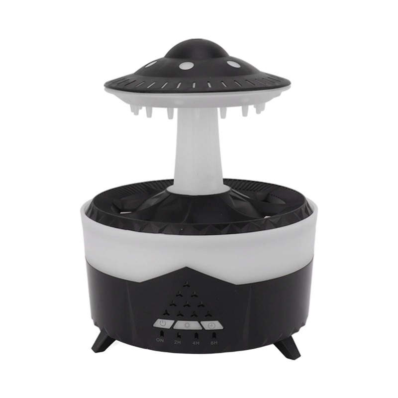 UFO Raindrop Humidifier with Colorful Lights Remote Control Timing Humidifier