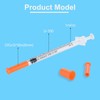 1ml 29G 5/16" (8mm) Syringe, U-100 Lab Supplies, Individually Wrapped,