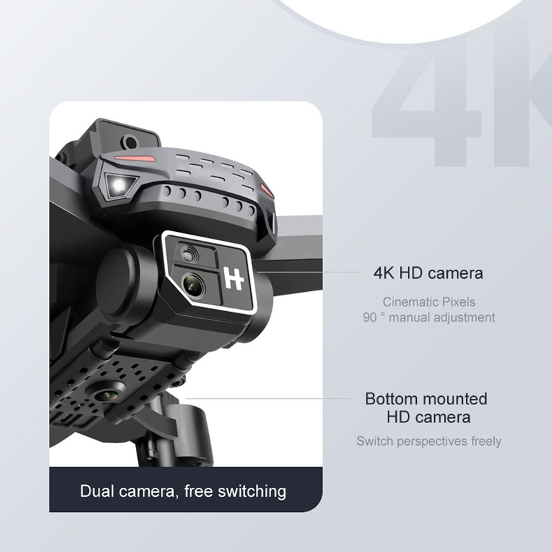 4K Drone Professional HD Dual Cameras Optical Flow Fixed Obstacle