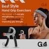 G4GADGET Hand Grip Strengthener 10-40kg 11-88 Lbs - Adjustable Resistance