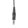 Motorbike Full Face Helmet Earpiece Mic 7.1mm Plug Two Way