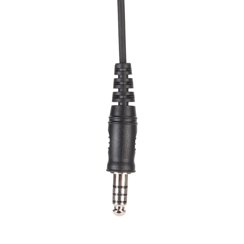 Motorbike Full Face Helmet Earpiece Mic 7.1mm Plug Two Way