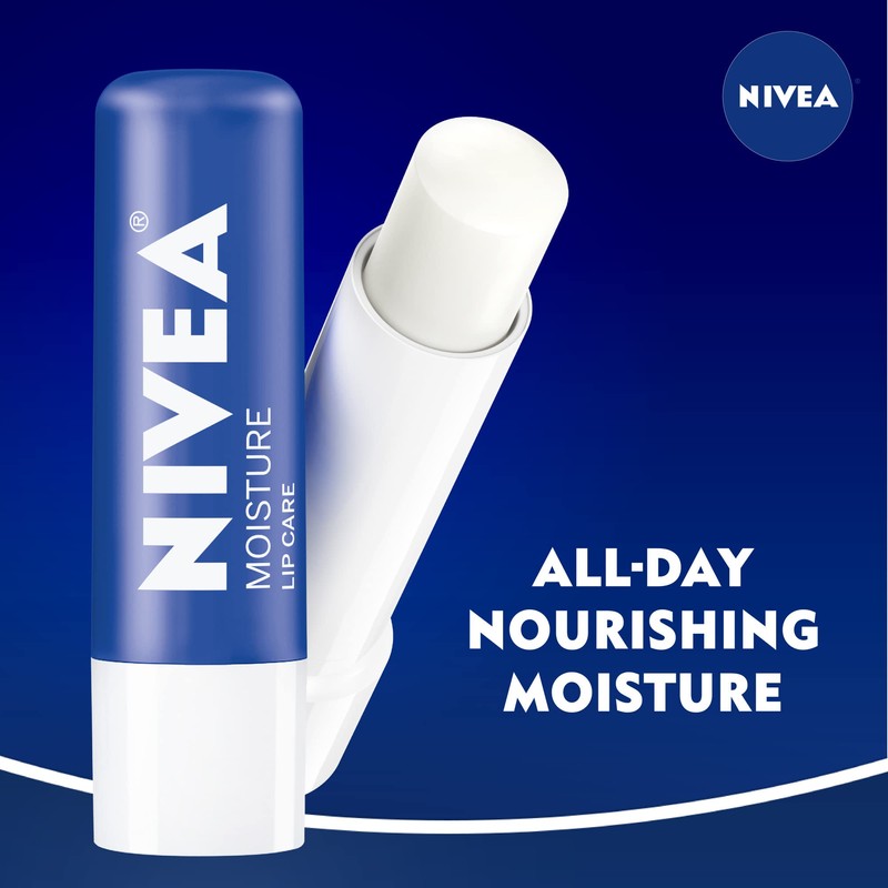 Nivea, Moisture Lip Care Unisex Balm, 0.17 Ounce