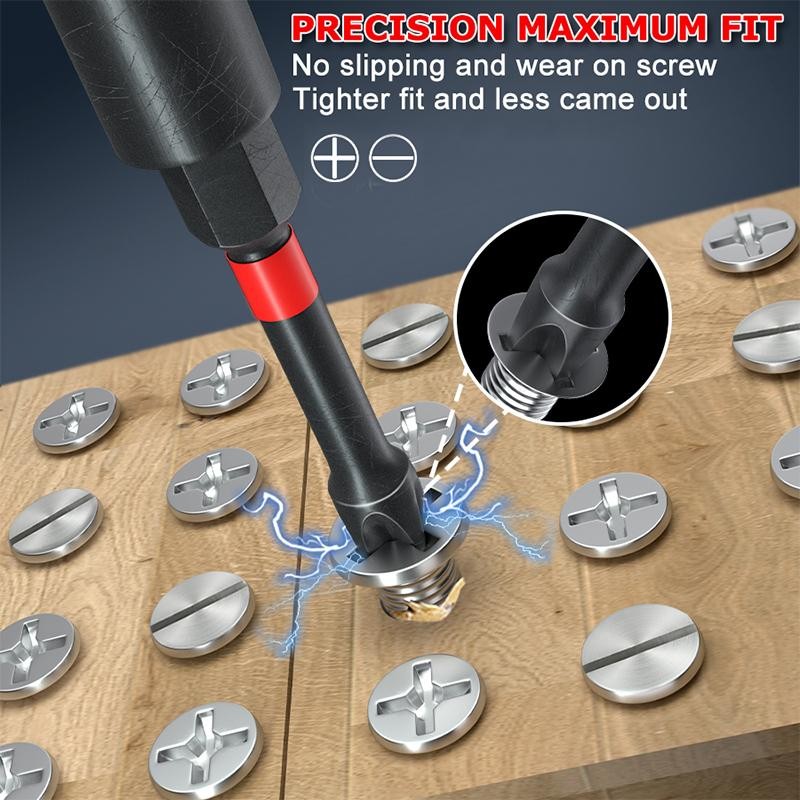 Gifts for Men,SUSUMU Magnetic Impact Phillips Drill Bit Set, 1/4