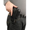 Barsony Gun OWB Belt Holster with Magazine Pouch Compatible with