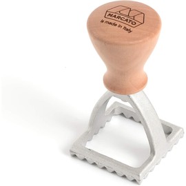 Marcato Classic Ravioli Maker Stamp, Made in Italy, Square, Single, Matte