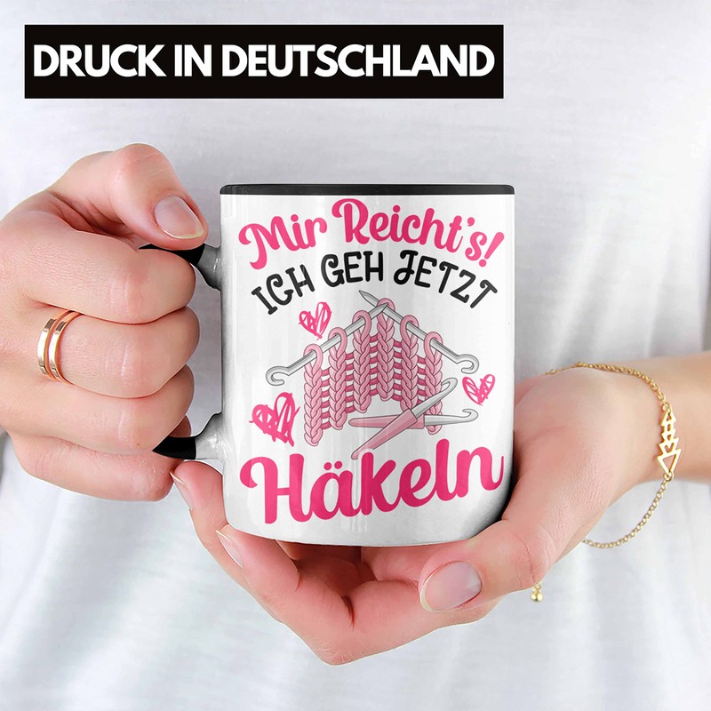 Trendation - Häkeln Zubehör Tasse Geschenk Stricken Geschenke Häkel Oma