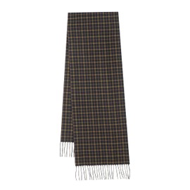 CALVIN & OLIVIA Ultra-Soft Winter Cashmere Feel Scarf Warm Long Unisex Winter Scarves Perfect Holiday Gift for Women Men, Black Beige Check Square, Large