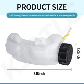753-06183 Fuel Tank Assembly Compatible with MTD Murray Troy-Bilt Yard-Machines HT2200 YM71SS YM21CS Y60 Trimmers Replaces 753-06921