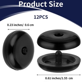 Teaaha 12er Set Sicherheitsgurt Stopper - Universaler Autogurt Clip, Rutschfeste Anschnallhilfe, Robust und Langlebiger Gurt-Schnallenhalter für Auto und SUV (Schwarz)