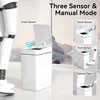 kaylowe Bathroom Automatic Trash Can 2.6 Gallon Touchless Small Trash