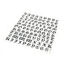 Quattroerre 1209 Kit Letters Sticker Gothic