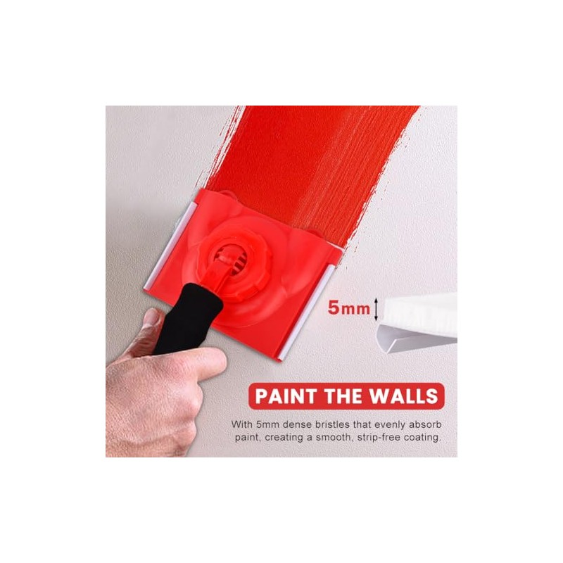 Paint Edger Trimmer with 2 Replacement Pads,Paint Edgers Tool,Walls &