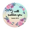 SweetPockets Cute Floral Christian Bible Verse Gril Gift Isaiah 46:4