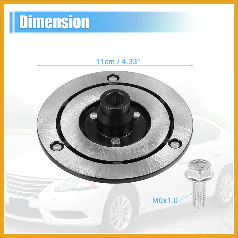 Partuto A/C Compressor Clutch Plate Auto Repair Compressors Assembly for