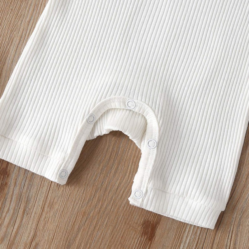 Cecobora Infant Newborn Baby Boys Girls Cotton Linen Romper Summer