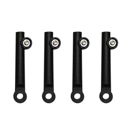 Wshxjzyay 4 Pieces Bike Fenders Support Frame Modification Extension Sleeve, Bike Fender Support Bracket, Fat Tire Bike Fender Support, Bicycle Modification Parts Fenders, Suitable for 20''/24''/26''