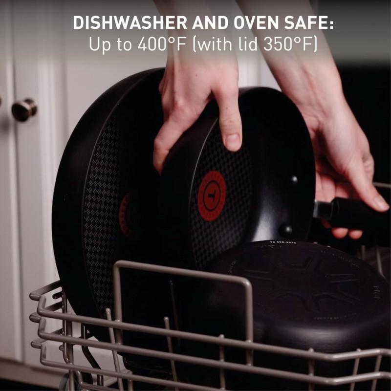 T-fal Ultimate Hard Anodized Nonstick Fry Pan With Lid 12