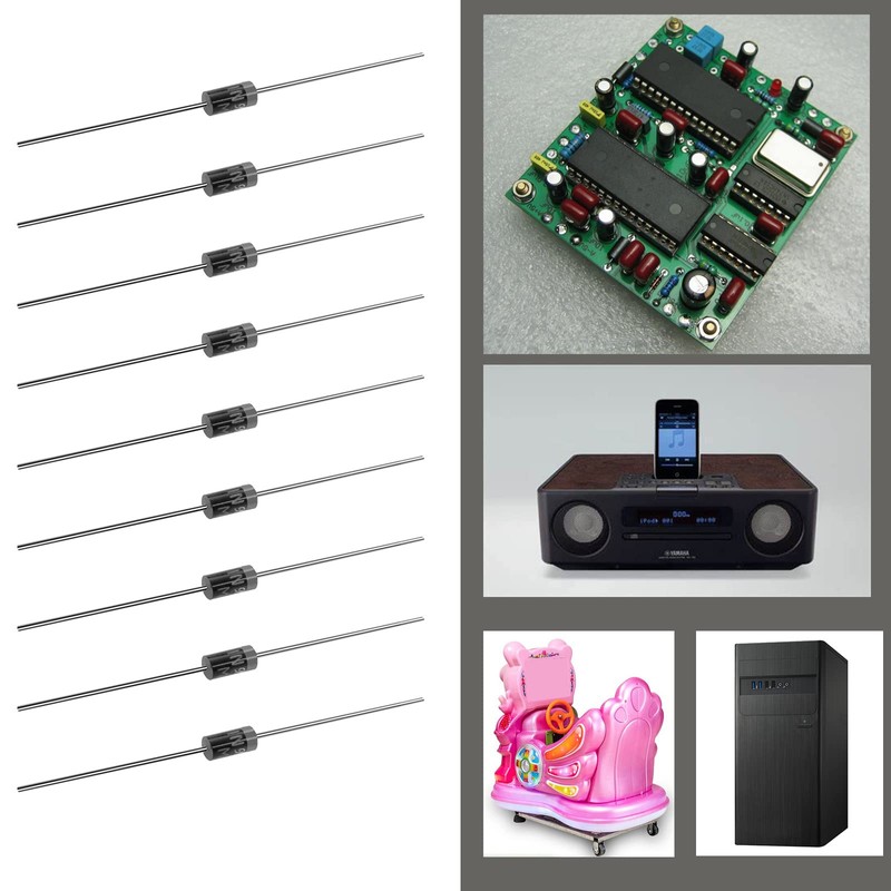 ECSiNG 100 pieces 1N5819 Schottky diodes 1A 40V Schottky barriers