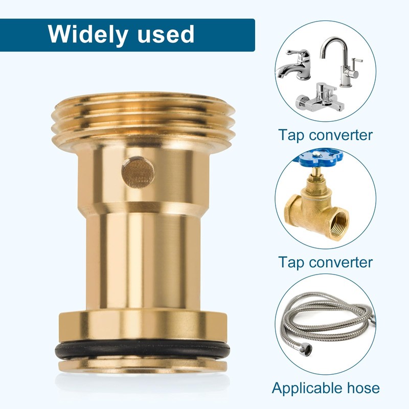 lasuroa Brass Tub Spout Adapter, RP33794 Slip-On Diverter Repair Kit
