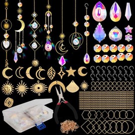 Sun Catcher Crystal Craft Set Sun Catcher Window DIY Suncatcher Crafts for Garden Outdoor