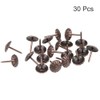 TOP-VIGOR 30Pcs Upholstery Tacks 11 x 16mm, Decorative Furniture Nails