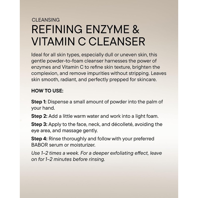 Refining Enzyme & Vitamin C Cleanser
