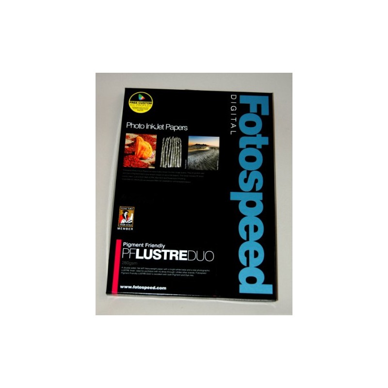 Fotospeed Pigment Friendly Lustre DUO 280gsm inkjet paper, A4, 50