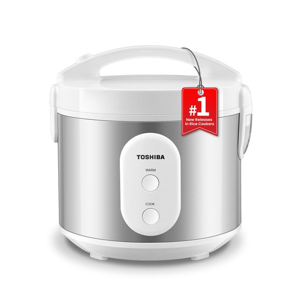 TOSHIBA Rice Cooker & Steamer Simple 5.5 Cup(Uncooked) with Steaming
