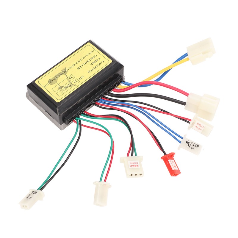 24V Brushless Motor Speed Controller Kit with Throttle Grip for