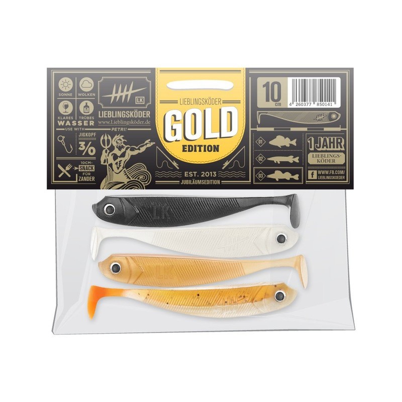 Lieblingsköder Rubber Fishing Bait for Perch Zander Pike 10 cm,