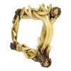 Rustic Intertwined Stag Deer Antlers Picture Frame With Easel Back