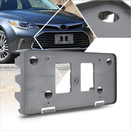 [1 Pack] Car Front License Plate Frames Mounting Bracket Tag Holder Compatible with 16-18 Toyota Avalon,Matte Black